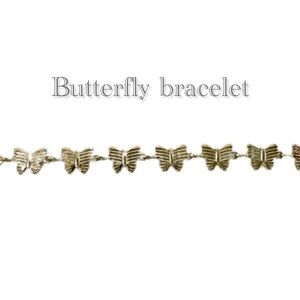 NWT retail 45.99 Demure Gold Butterfly Bracelet‎ Dainty Luxury Jewelry